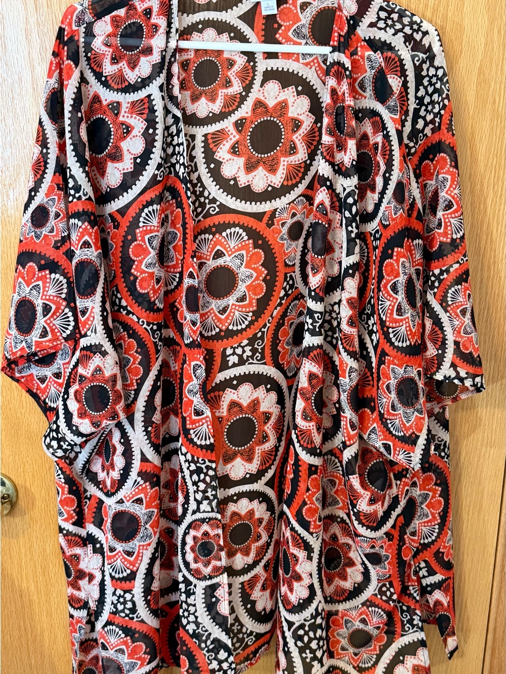 Bohemian Floral Mandala Print LuLaRoe Daphne Overlay